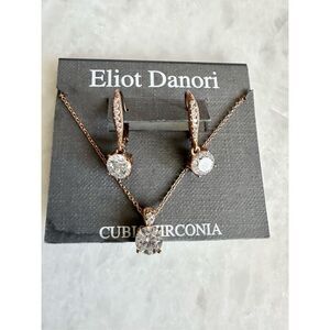 Eliot Danori cubic zirconia round cut 3 piece set